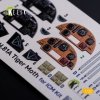 KELIK K32021 DH.81A Tiger Moth - Interior 3D Decal for ICM kit 1/32
